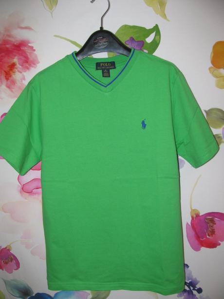 Dětské bavlněné tričko, ralph lauren,152
