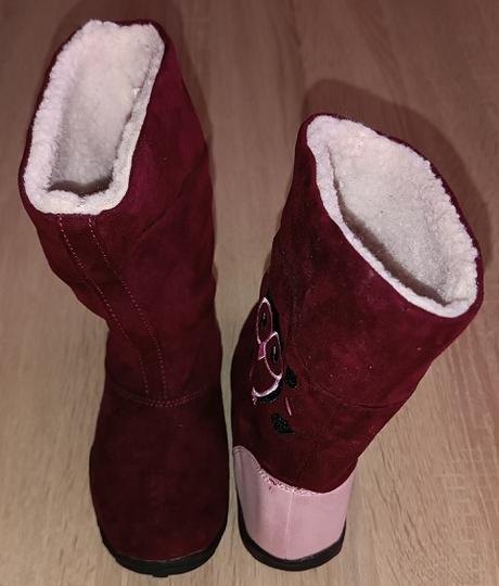 Dívčí zimní kozačky bonprix vel.28, 28