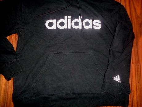 Černá bavlněná mikina adidas, adidas,xl