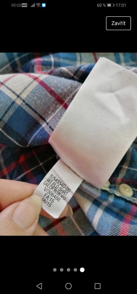 Dětská kostičkovaná košile, gap, gap,152