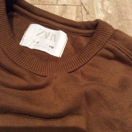 Hnědá mikina zn. zara, zara,116