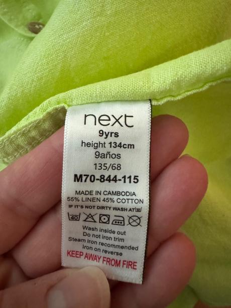 Letní lněná košile, next,134