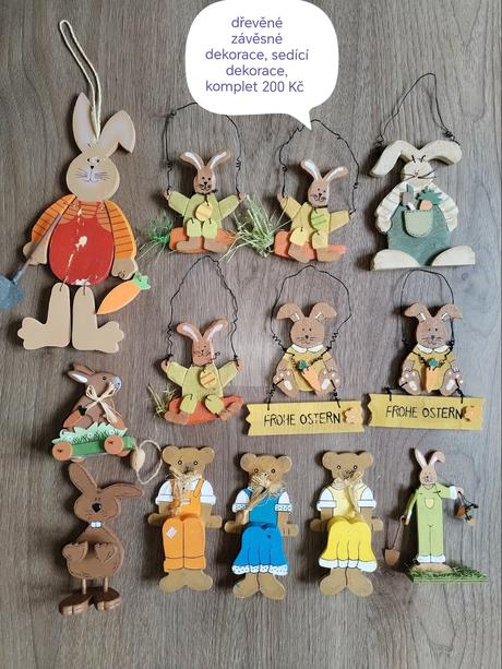 Velikonoční dřevěné dekorace, 