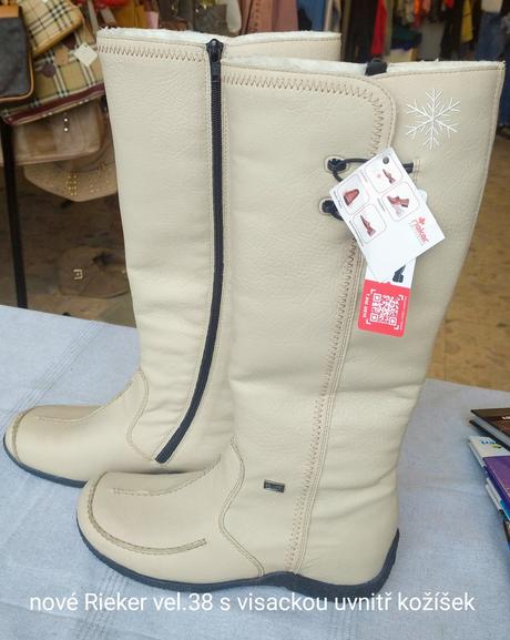 Nové kozačky 38, rieker,38