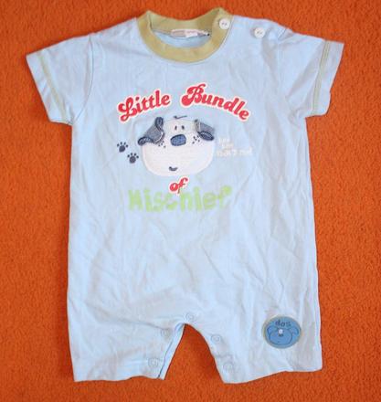 Ag1. kraťasový overal 0-3 měs., 62