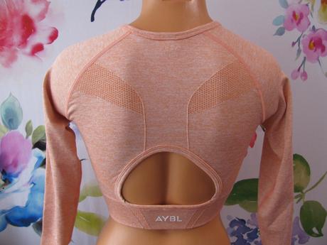 Sportovní elastické crop top tričko, 164
