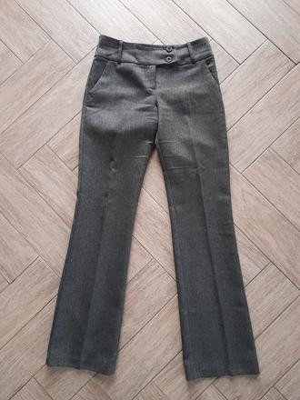 Šedé společenské kalhoty zn. ff, vel. 34, f&f,34