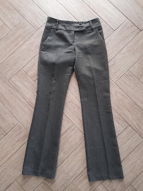 Šedé společenské kalhoty zn. ff, vel. 34, f&f,34
