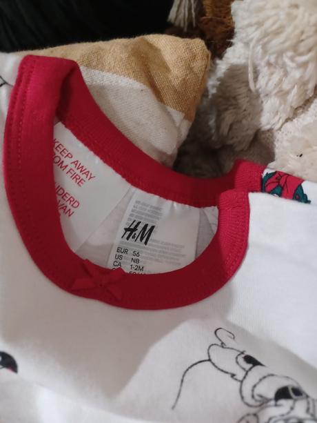 Vánoční pyžamo minnie disney h&m, h&m,56