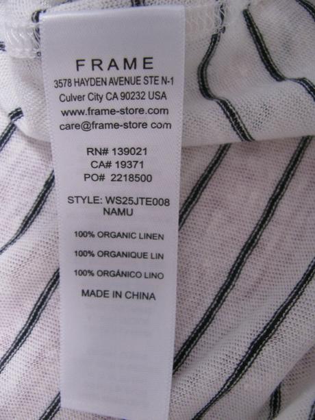 Dámská lněná halenka z pleteniny frame, l