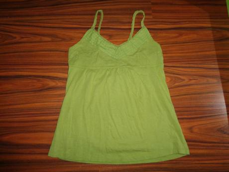 Pěkný zelený letní top 38/40, 38
