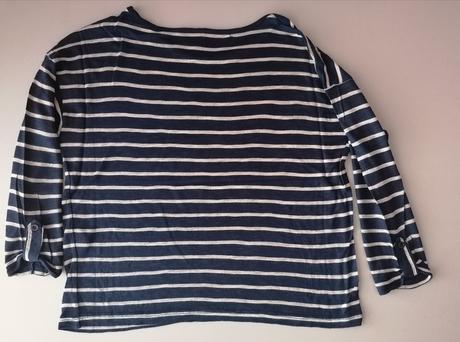Krátké pruhované tričko s 3/4 rukávem vel 134 - 14, m&co,134