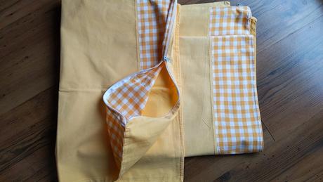 Dvoubarevné povlečení do dětské postýlky s kostkou, šířka (cm): 90,délka (cm): 130