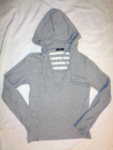 Super šedá melírovaná slabší mikina, george,164