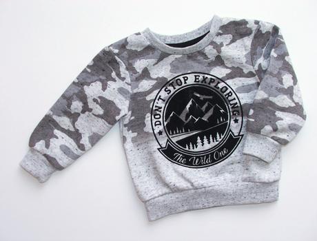 M55 chlapecká mikina vně počesaná vel. 80, primark,80