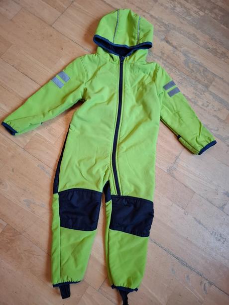 Teplý softshellový overal s beránkem, topomini,92