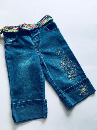 3/4 džíny s páskem -v.12/18 měs., early days,86