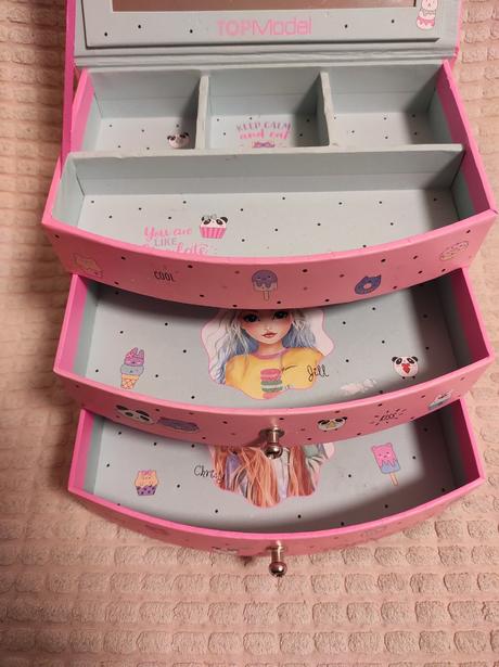 Dětská šperkovnice topmodel, 