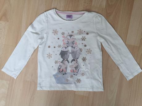 Triko & tričko s tučňáky f&f vel. 110, f&f,110