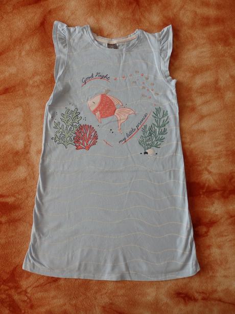 Noční košile s rybičkou 122/128, pepco,122