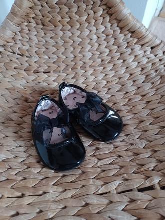 Černé lakovky baleríny h&m 16/17, h&m,17