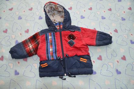 Zimní přechodová bunda bundička 74/80, 80