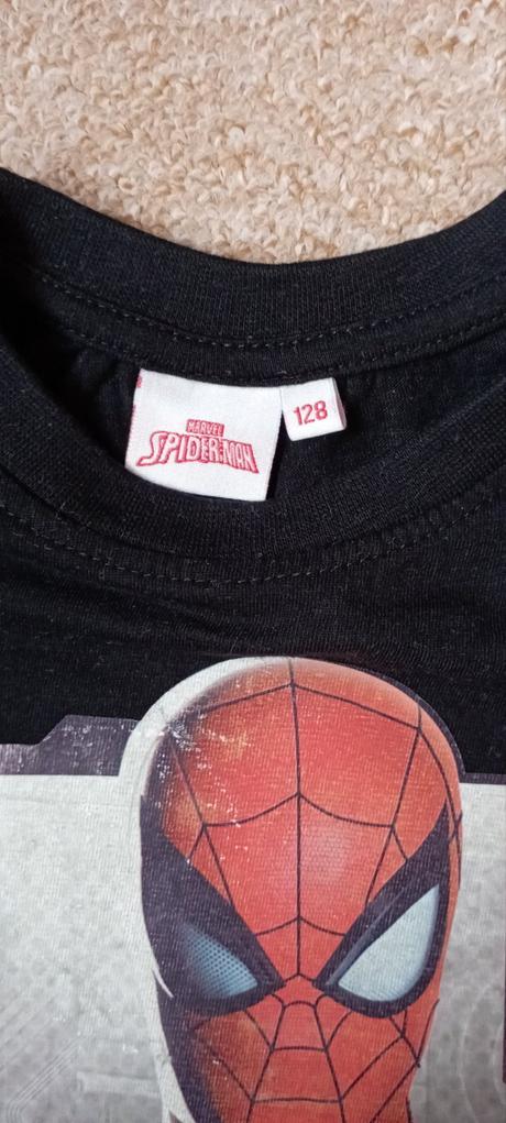 Tričko spiderman zn."marvel" vel."128", marvel,128