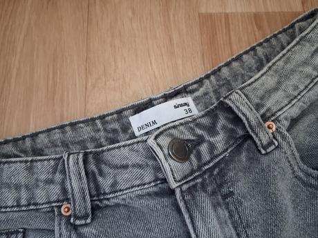 Šedé riflové kraťasy vel. s - m, sinsay,s