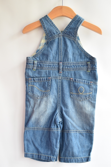 Džíny s laclem vel. 6 - 9 m, marks & spencer,74