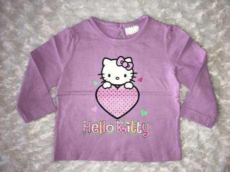Fialové tričko s hello kitty sanrio, sanrio,74