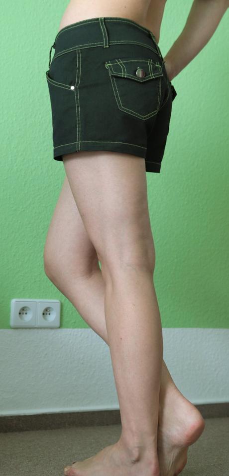 Černo-zelené kraťasy fb sister vel.l, l