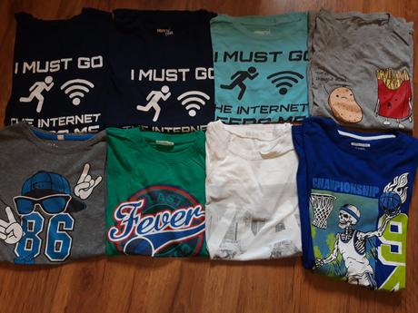 4x tričko trička i jednotlivě, 164