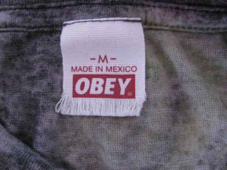 Barevné lehké letní tričko obey, m