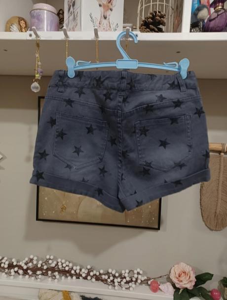 Krátké kraťasy šortky lindex s hvězdičkami 170/xs, lindex,176