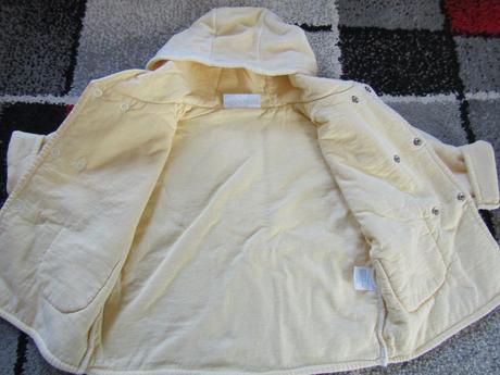 Sametová mikina-zateplená vel.74 zn.claudesaintgen, 74