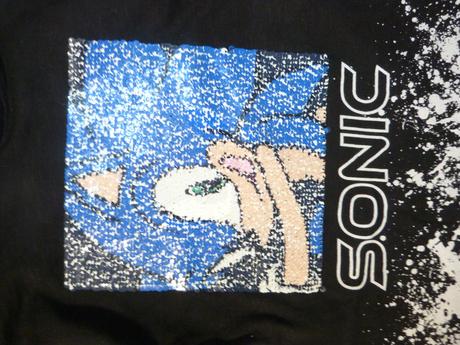 Nxt bavlněné tričko sonic, měnící flitry vel. 116,, next,116