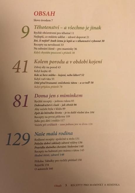 Recepty pro maminky a miminka,