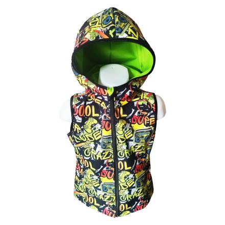 Akce softshellová vesta s kapucí, 110