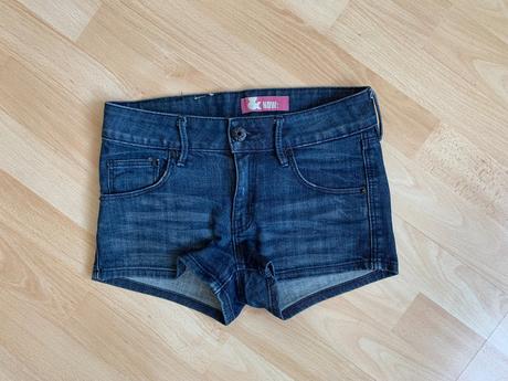 Džínové kraťasy & šortky h&m vel. 152, h&m,152