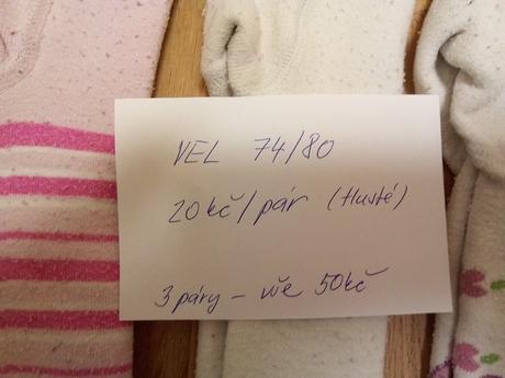 2x punčocháče vel 74/80, tcm,80