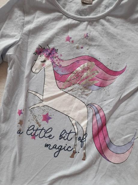 Krásné tričko s jednorožcem little kids, 134
