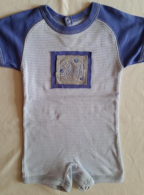 Letní bavlněný overal s krátkým rukávem, vel.68/74, scamp,68