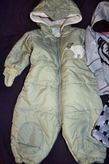 Silná zimní kombinéza v.74,fleece kalhoty,mikiny, 74