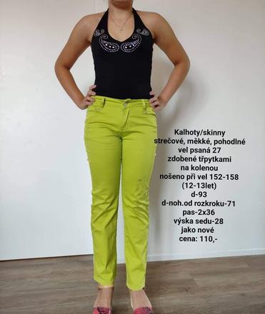 Kalhoty/skinny, 152