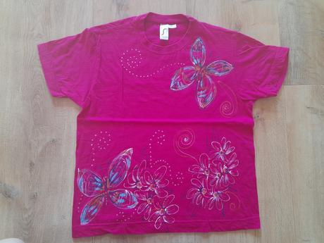 7x tričko, krátký rukáv, vel 122/128, 122