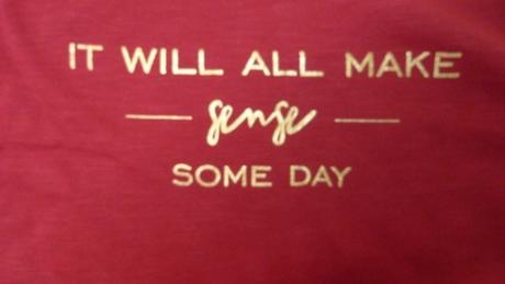 Vínové bavlněné tričko, zlatý nápis vel.134, reserved,134