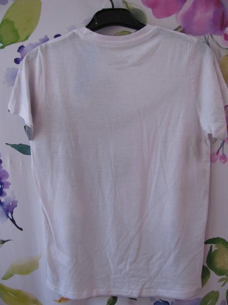 Bílé bavlněné tričko beach, f&f,152