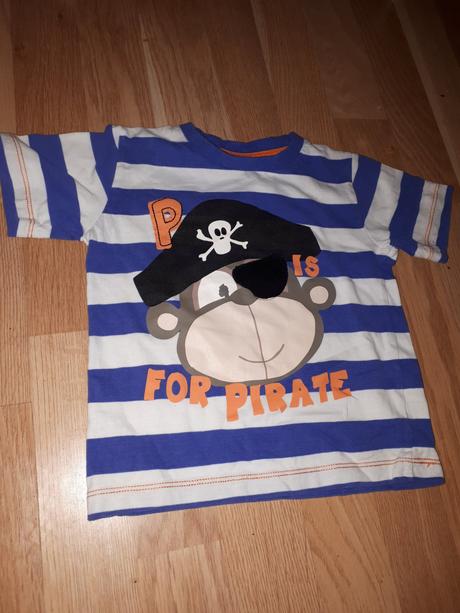 Tričko s piratem vel. 86, bluezoo,86
