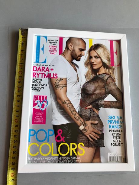 Titulka elle srpen 2014 zarámováno dara+rytmus, 