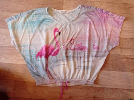 Krátké tričko, h&m,146